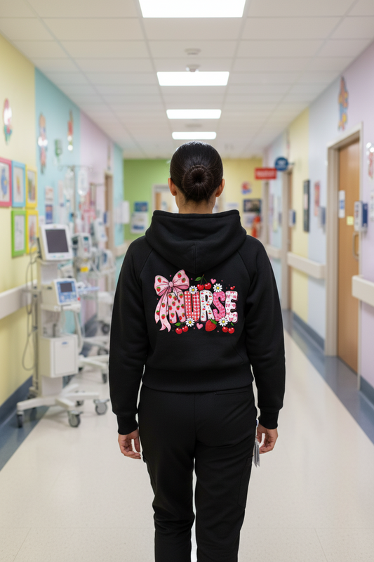 Cropped Zip-Through Hoodie