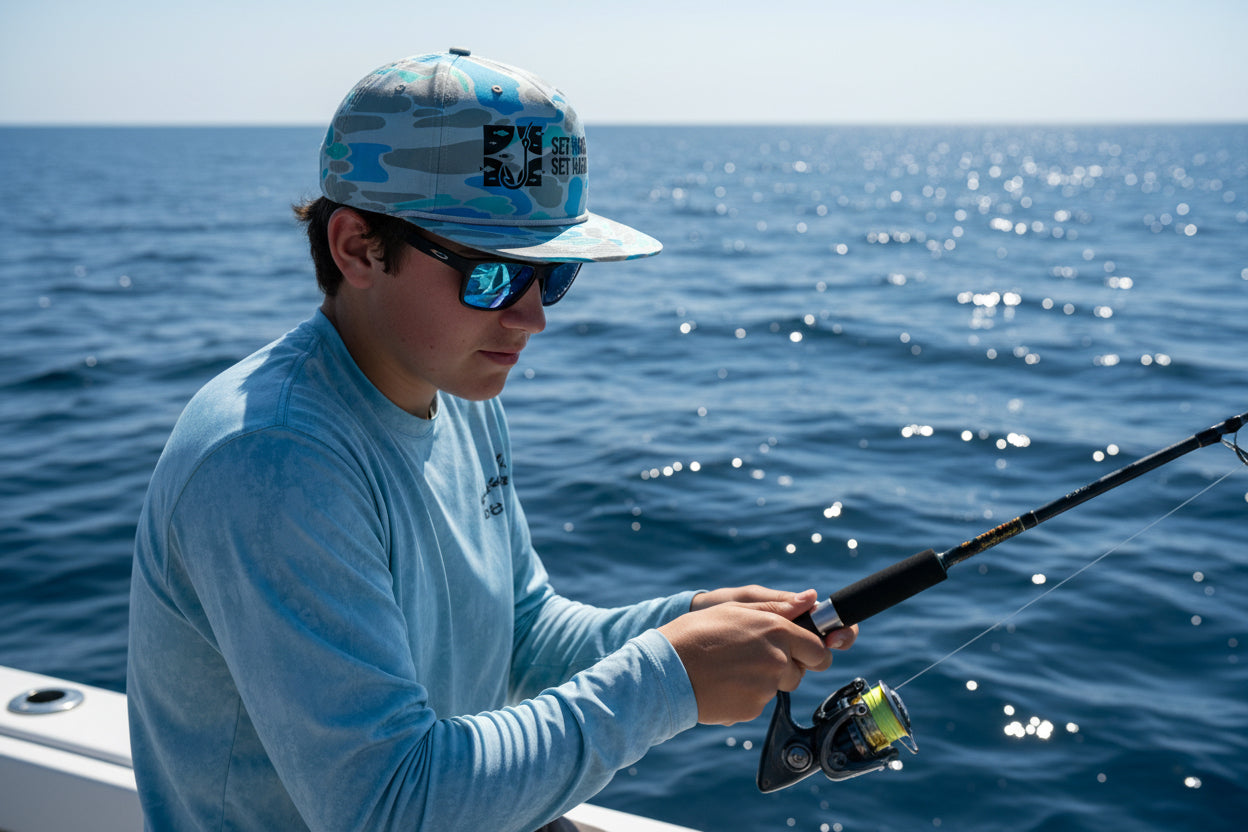 Saltwater Duck Camo/ Charcoal - 256P - FRONT